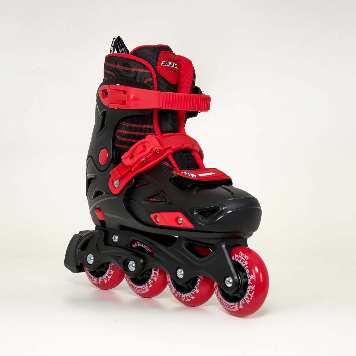 Seba STJ Black/Red - Kids Adjustable Skates - Image 2