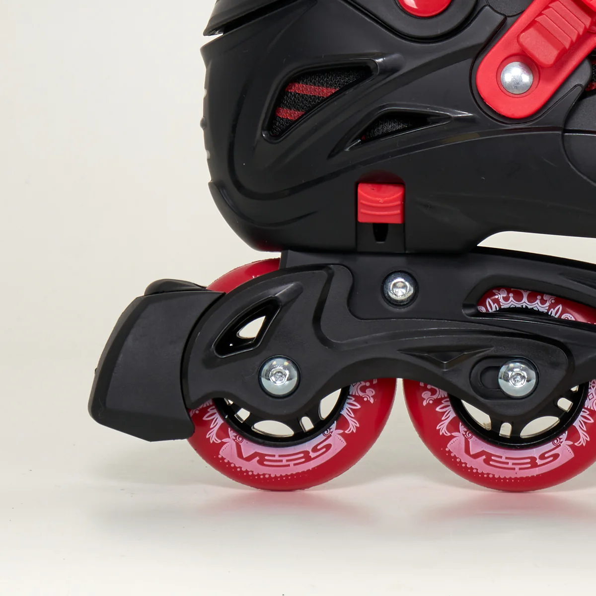 Seba STJ Black/Red - Kids Adjustable Skates - Image 4