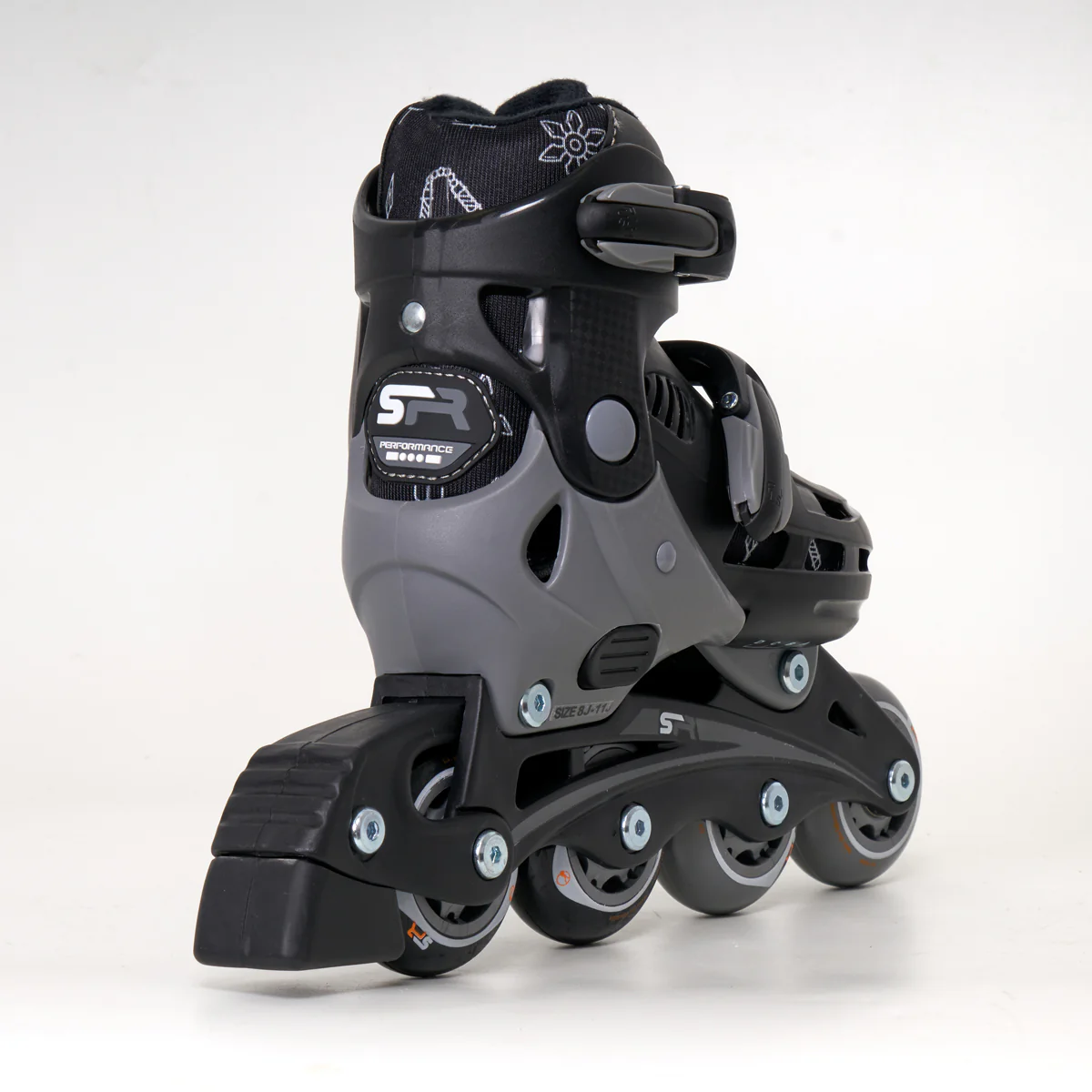 SFR Cyclone II Junior Adjustable Skates - Ninja - Image 3