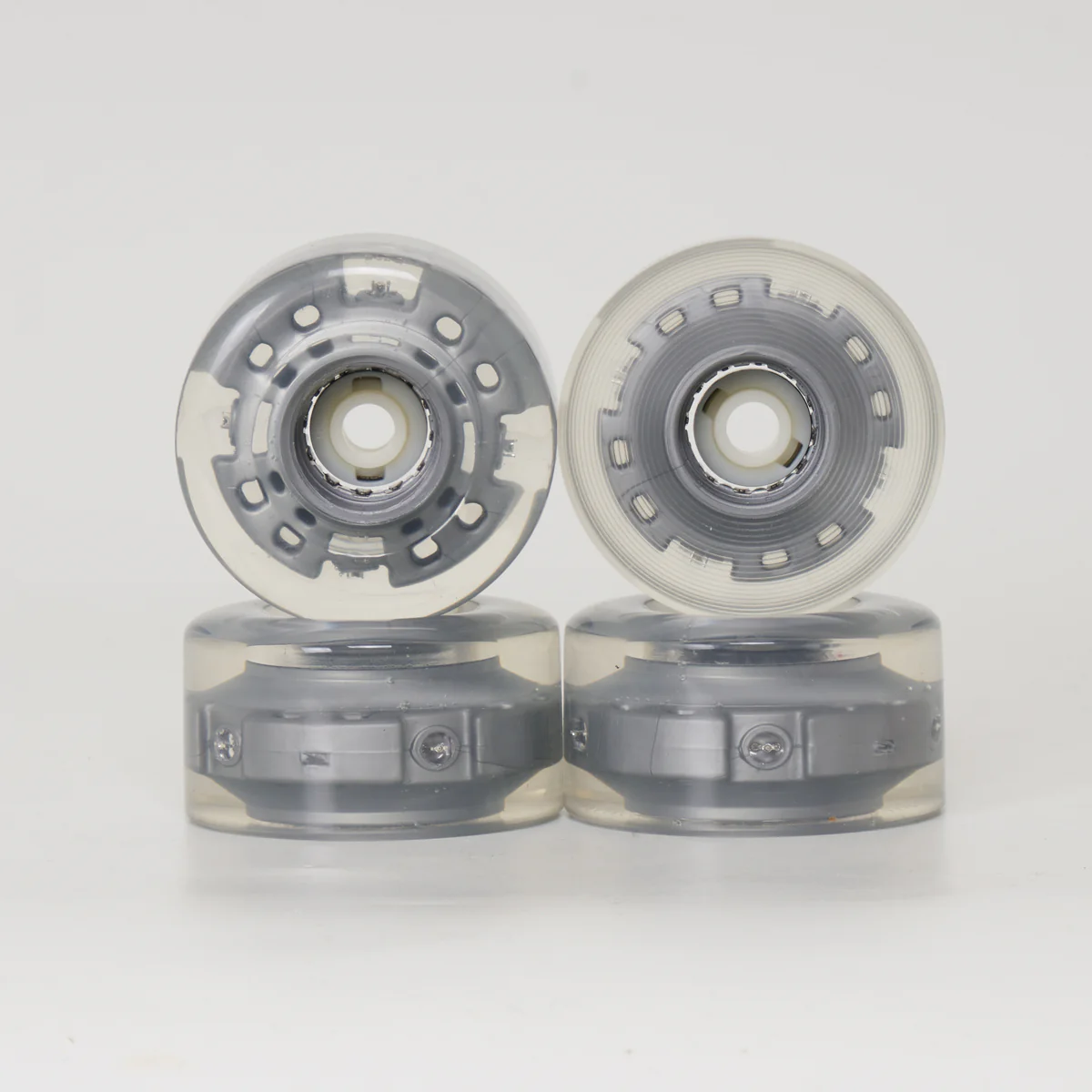SFR LED Light Up 58mm/82a Wheels - Grey - Image 2