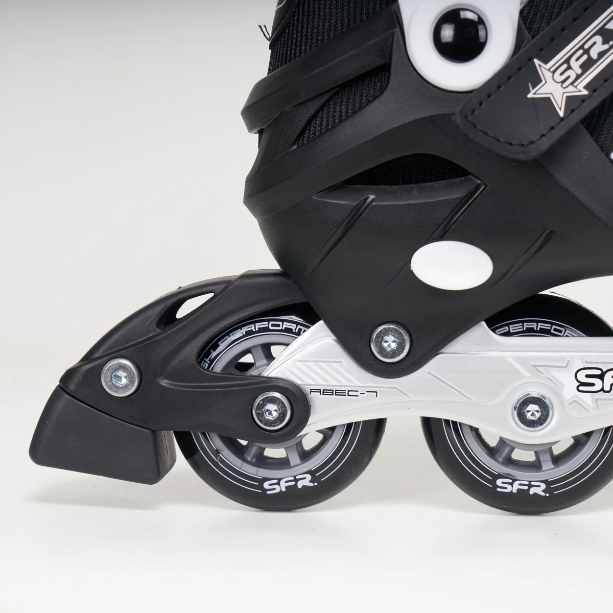 SFR Pulsar Junior Adjustable Inline Skates - Unisex - Silver - Image 4