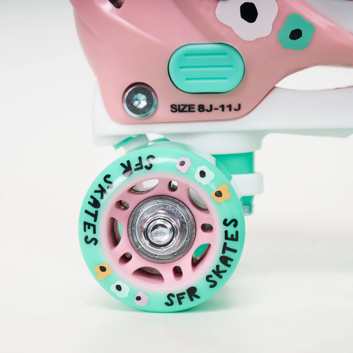 SFR Storm V Flower Junior Adjustable Quad Skates - Image 4