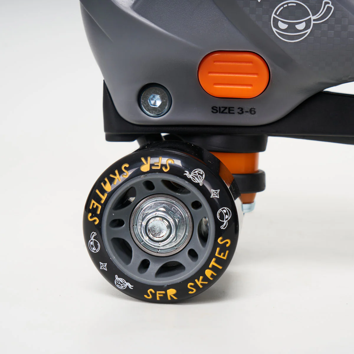 SFR Storm V Ninja Junior Adjustable Quad Skates - Image 3
