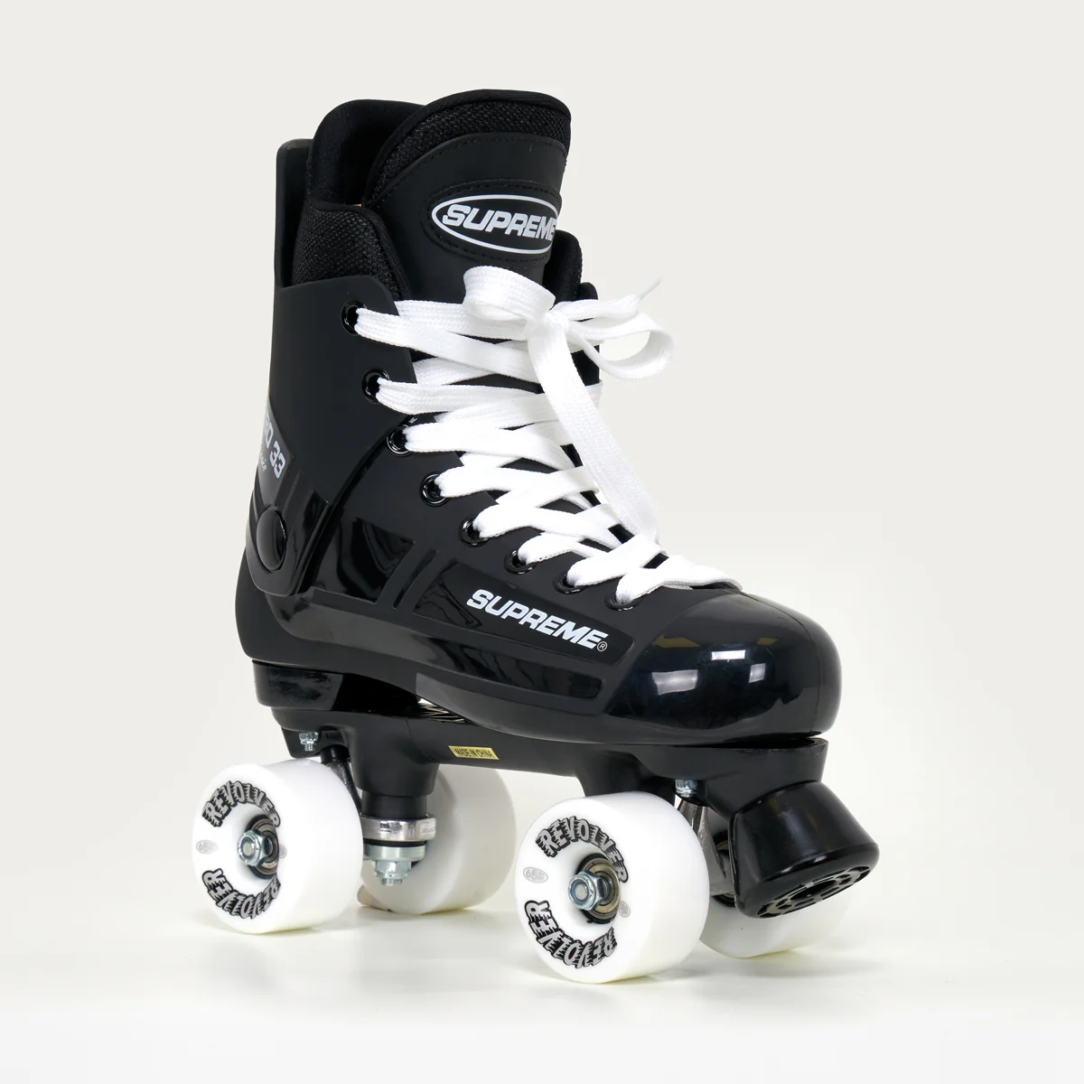 Supreme Turbo 33 Roller Skates + REVOLVER Wheels | BLACK - Image 4