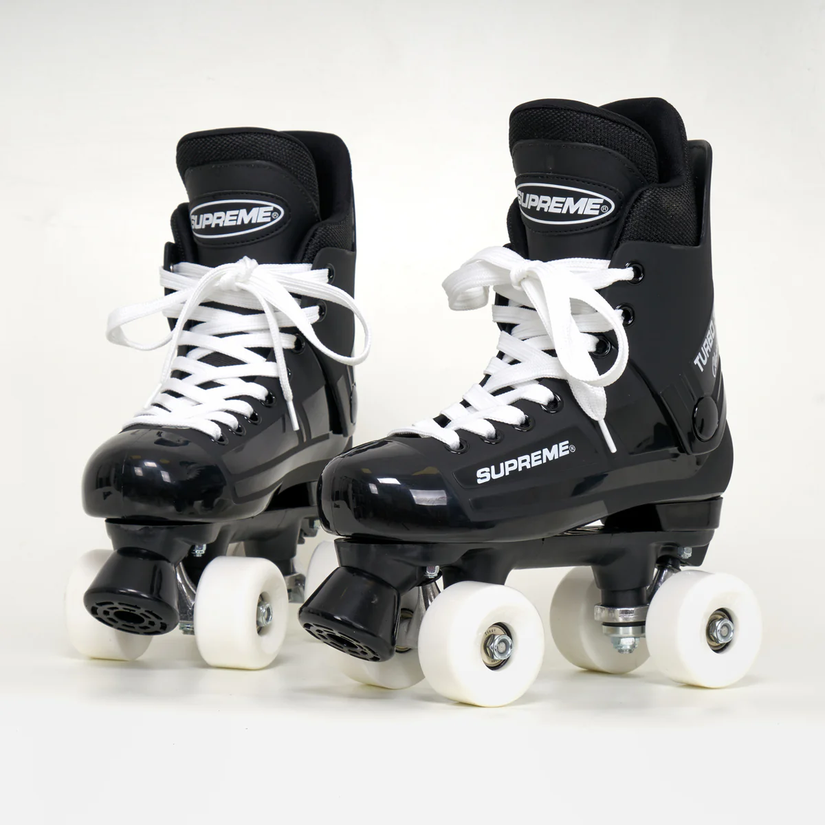 Supreme Turbo 33 Roller Skates + SIMS Wheels | BLACK - Image 3