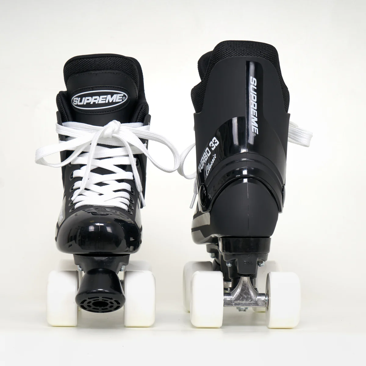 Supreme Turbo 33 Roller Skates + SIMS Wheels | BLACK - Image 5
