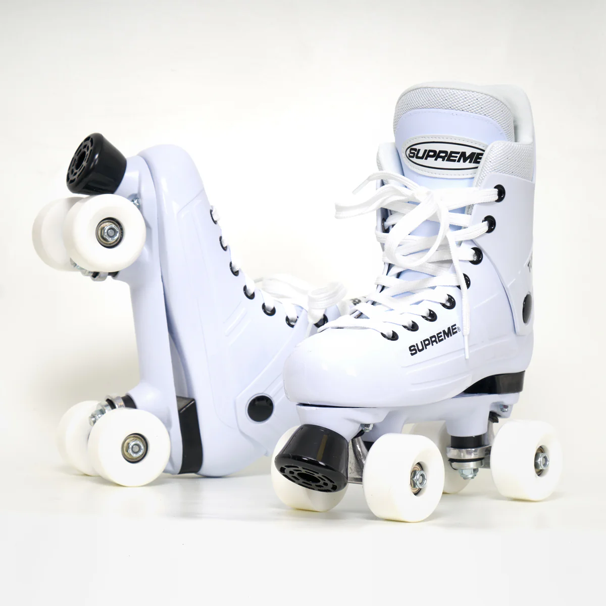 Supreme Turbo 33 Roller Skates + SIMS Wheels | WHITE - Image 3