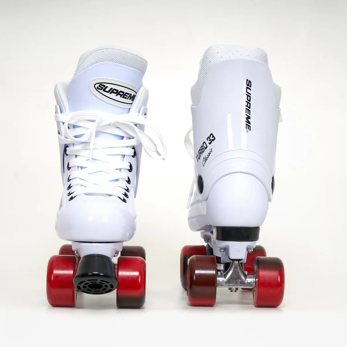 Supreme Turbo 33 Roller Skates + SIMS Wheels | WHITE - Image 5