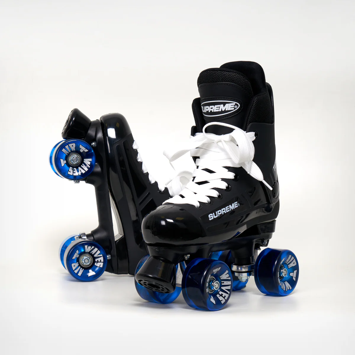 Supreme Turbo 33 Roller Skates + AIRWAVES Wheels | BLACK - Image 8