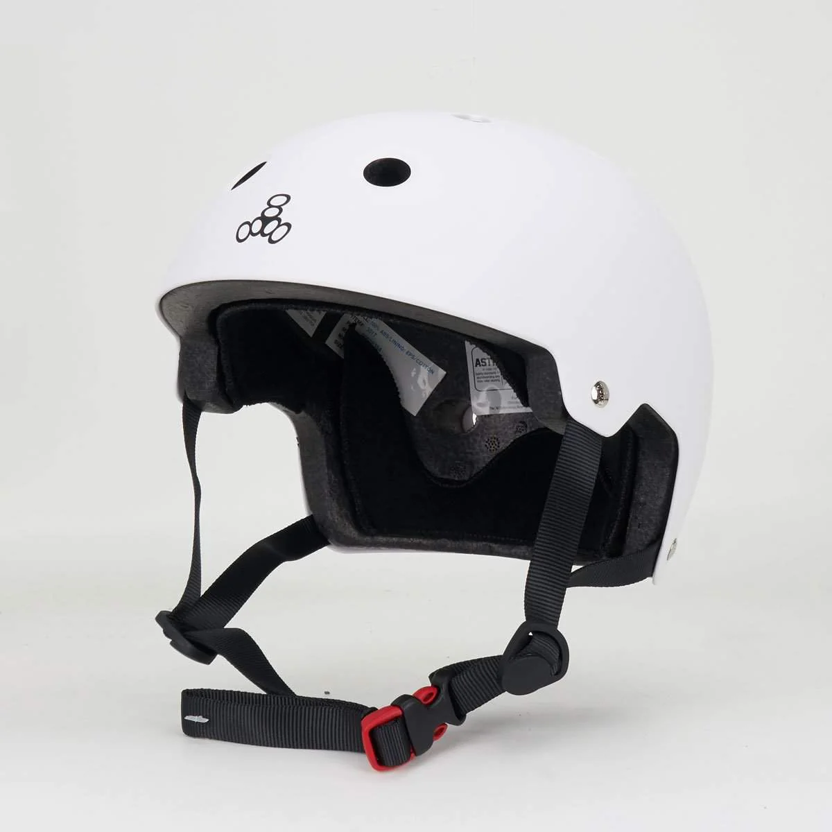 Triple 8 Dual Certified w/ EPS Helmet White