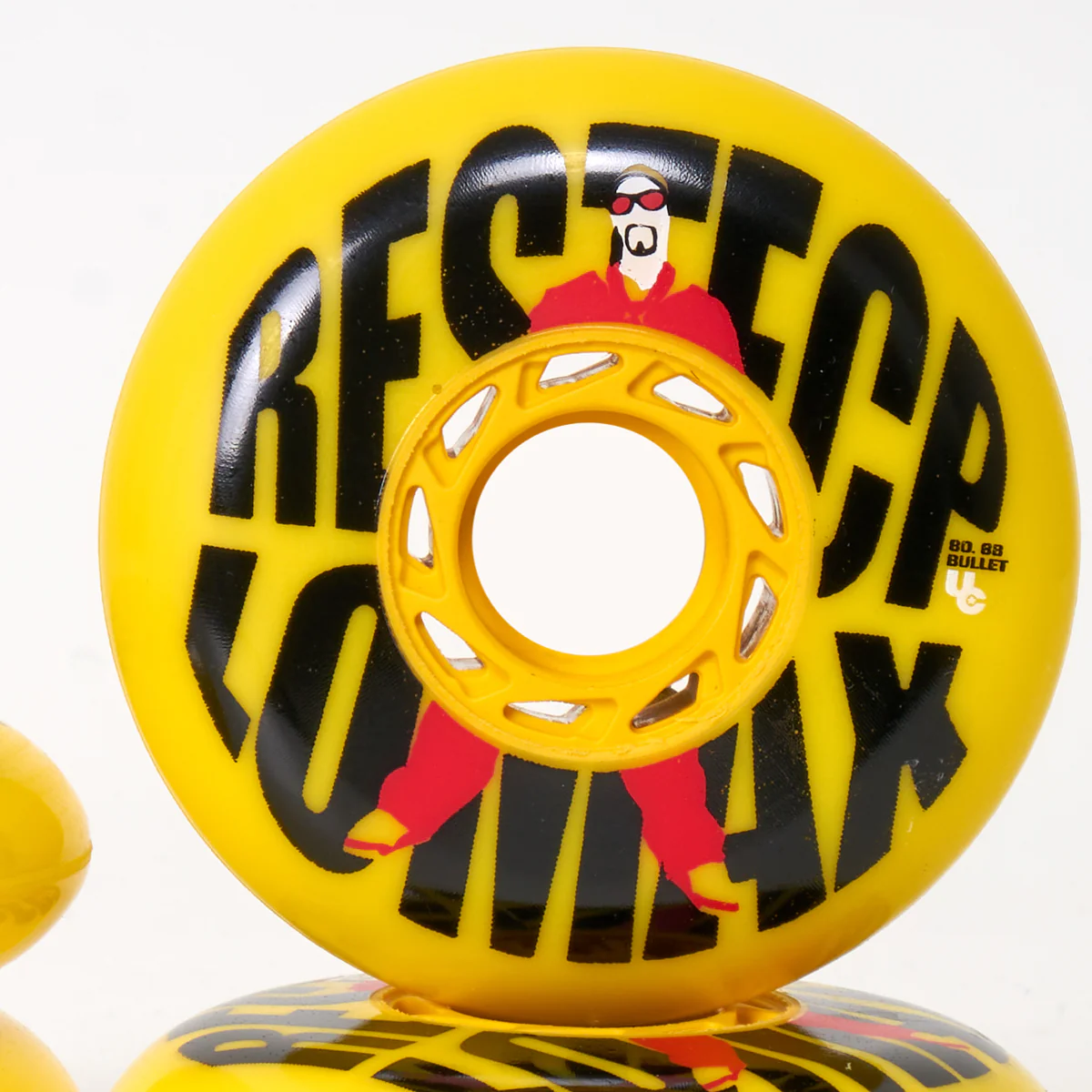 Undercover Nick Lomax TV V.2 Yellow Wheels - 80mm - Image 2