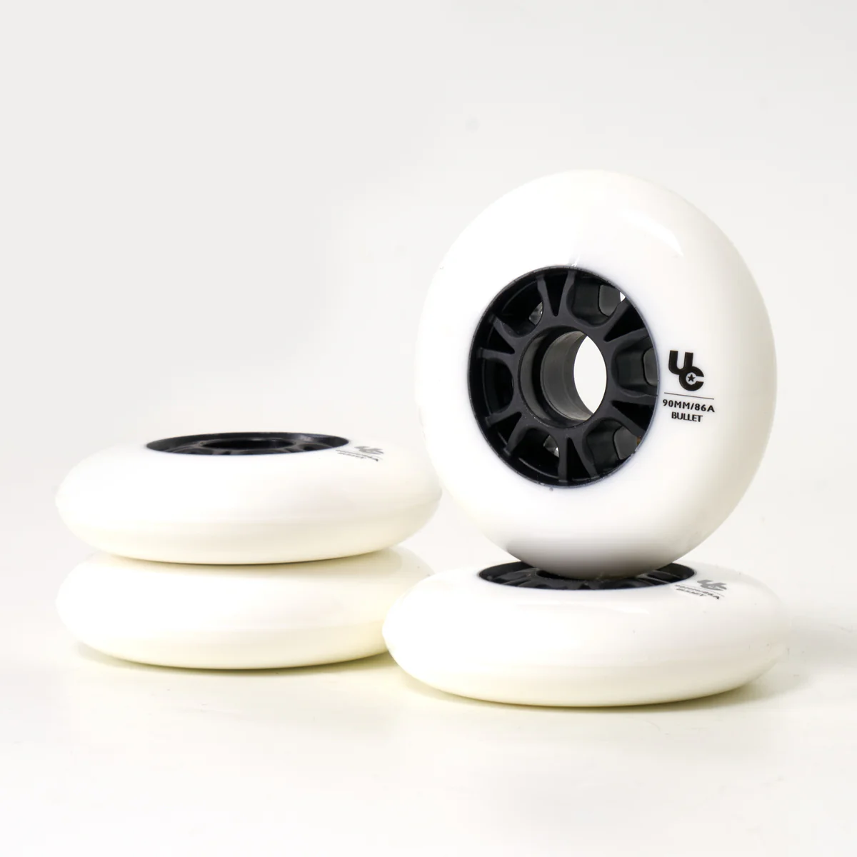 Undercover Team Wheels 90mm / 86a - White - 4 Set - Image 3