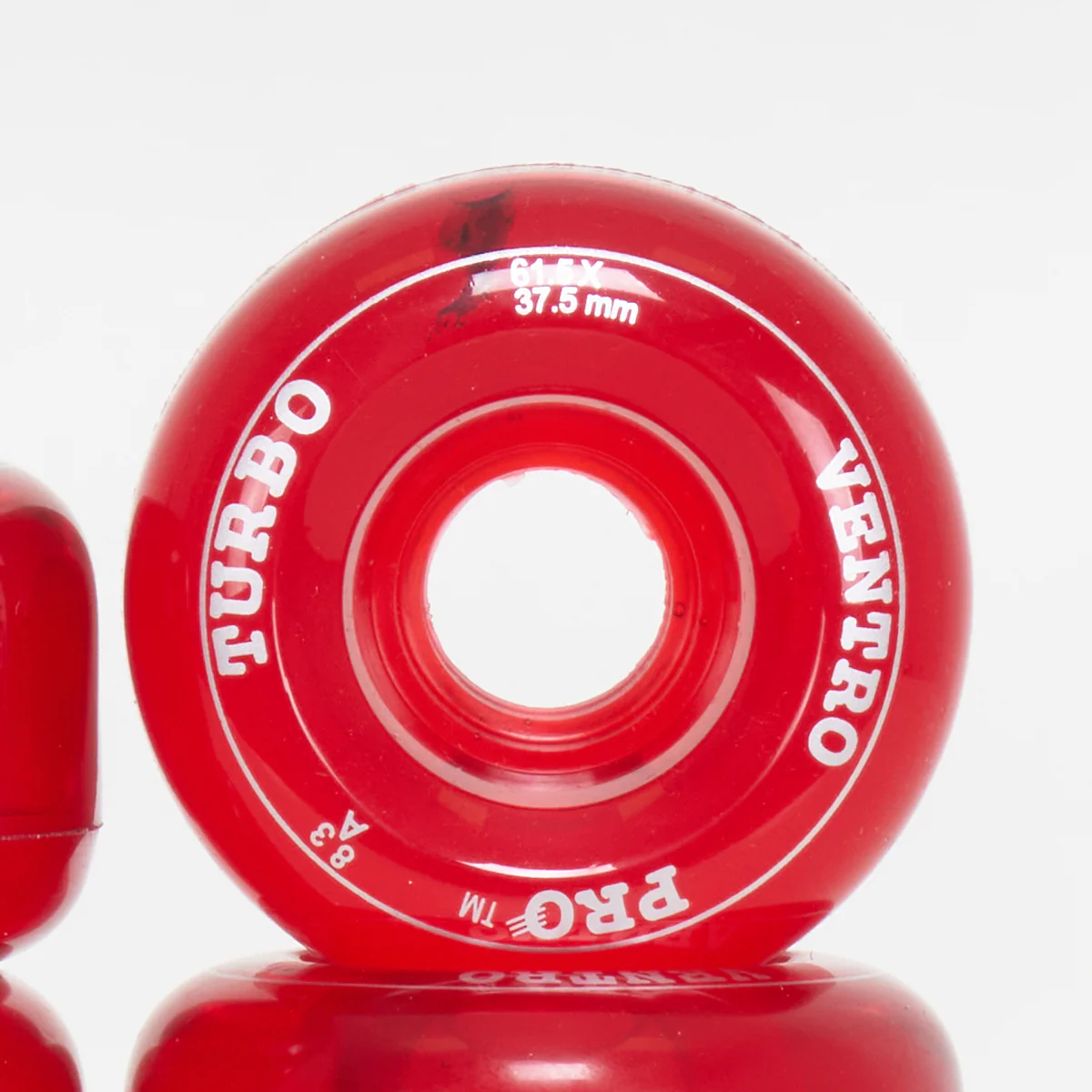 Ventro Pro Roller Skates Wheels - Clear Red (8-Set) - Image 4