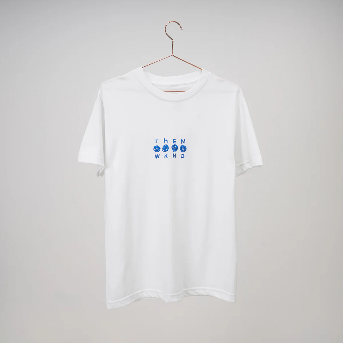 WKND Skateboards x THEM Skates Logo T-Shirt - White